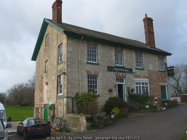The Barge Inn beside the Kennet and Avon Canal